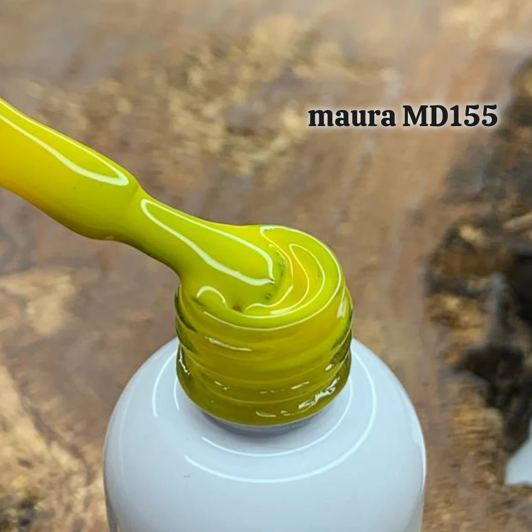 لاک ژل زرد مائورا MD155